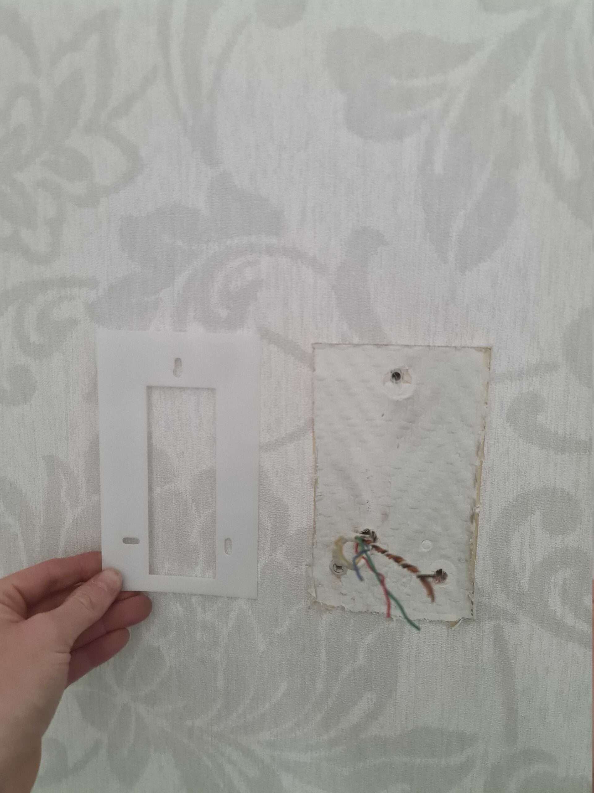 Jablotron compatible back plate demo coverup